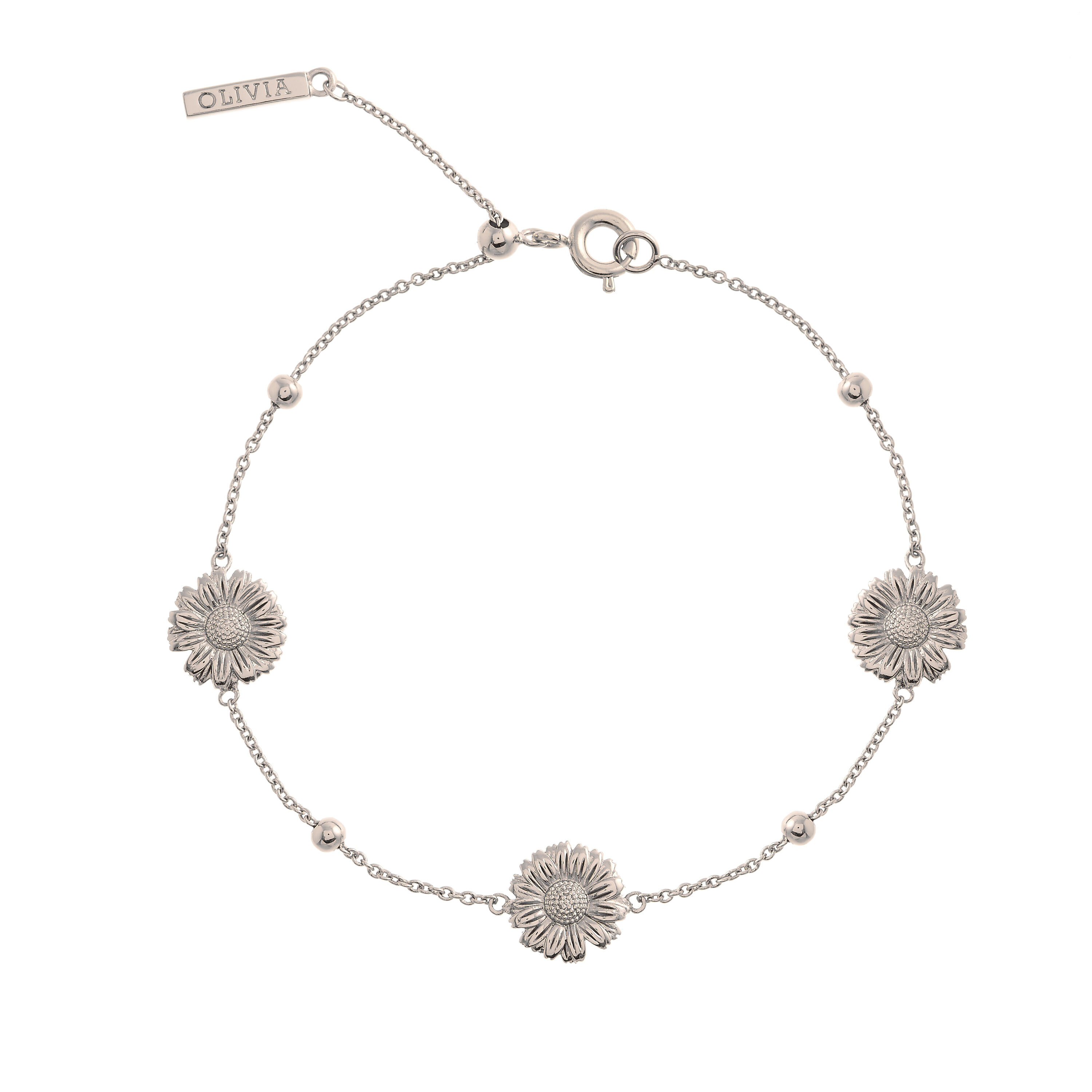 Olivia burton bracelet silver deals