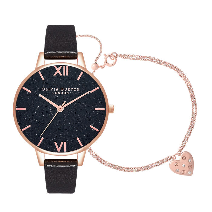 Classic Women's Watch & Bracelet Gift Set, 38mm