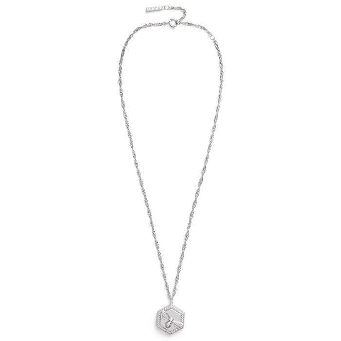 Lucky Bee Silver Locket Necklace