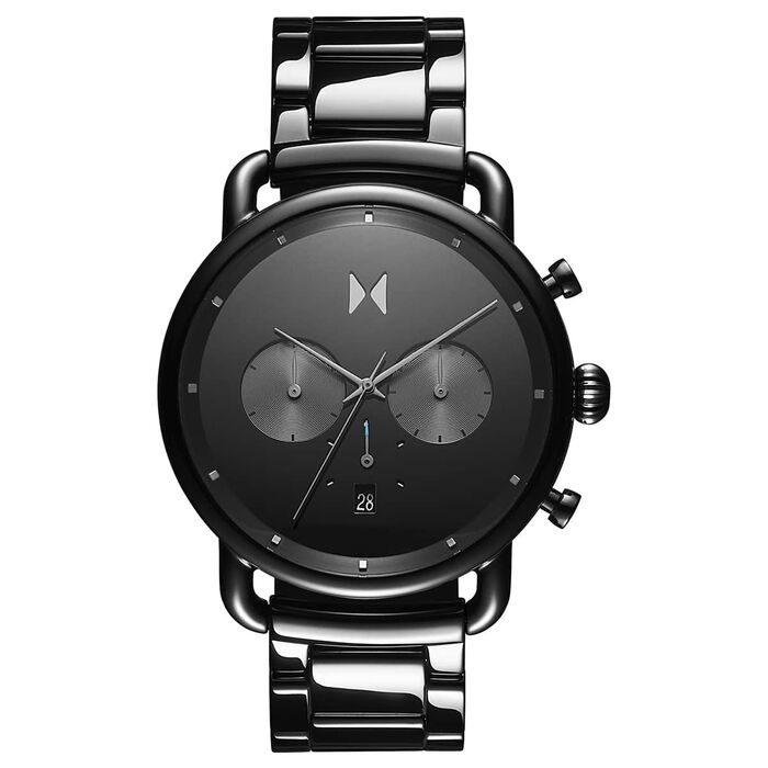 Blacktop Ceramic Men's Watch, 47mm