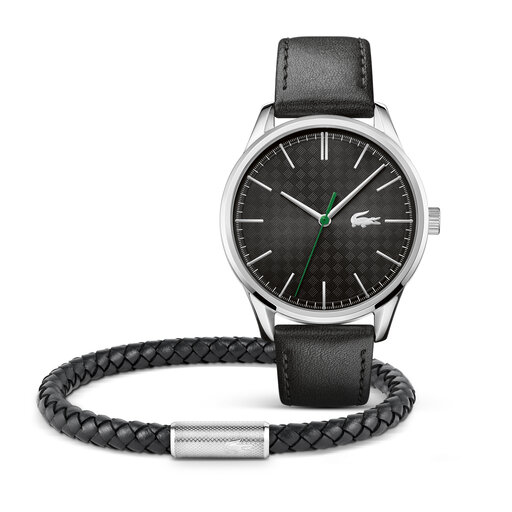 LACOSTE VIENNA MEN'S WATCH & BRACELET GIFT SET, 42MM