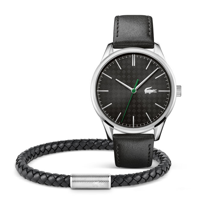 LACOSTE VIENNA MEN'S WATCH & BRACELET GIFT SET, 42MM