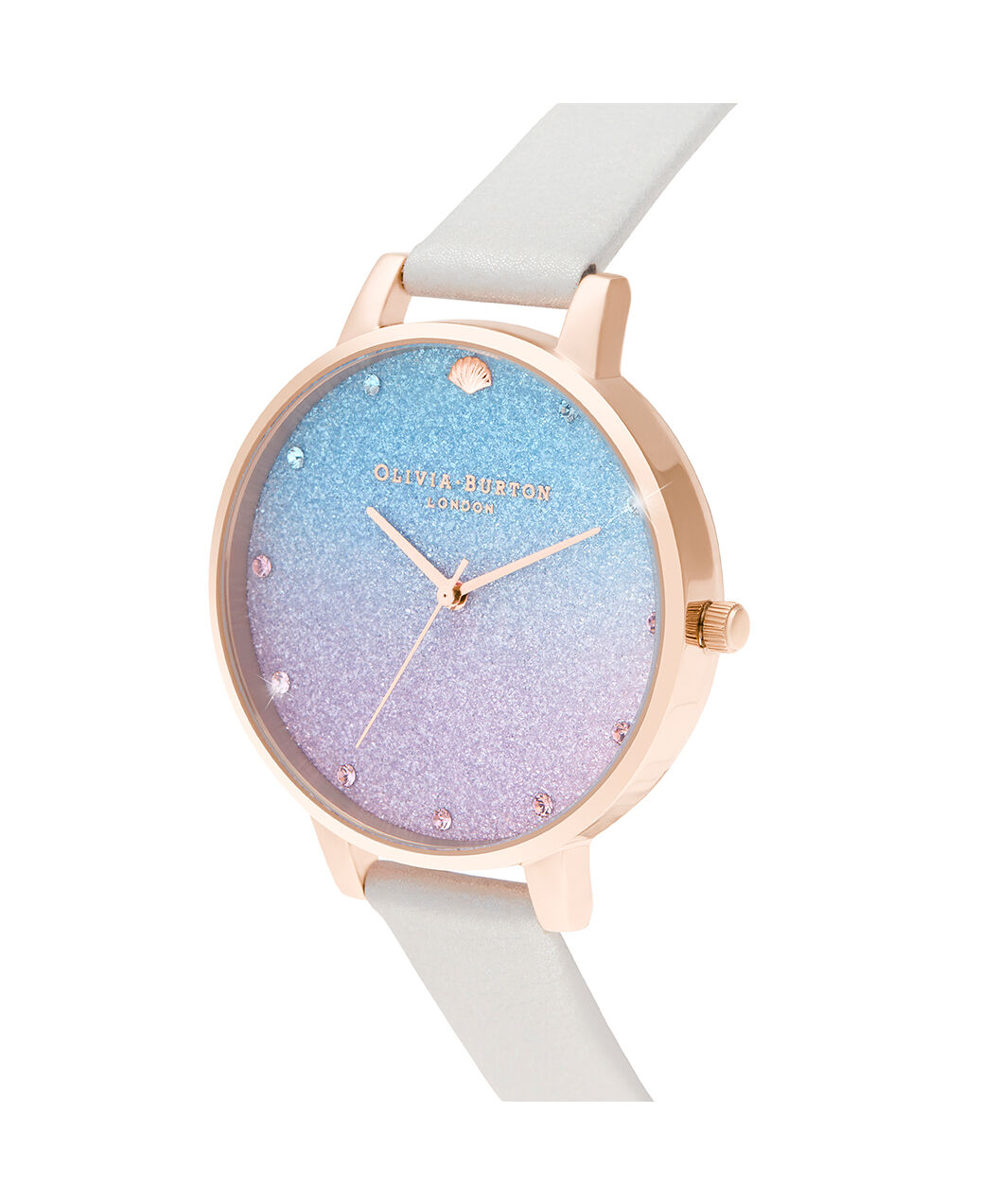 Rose gold glitter watch online