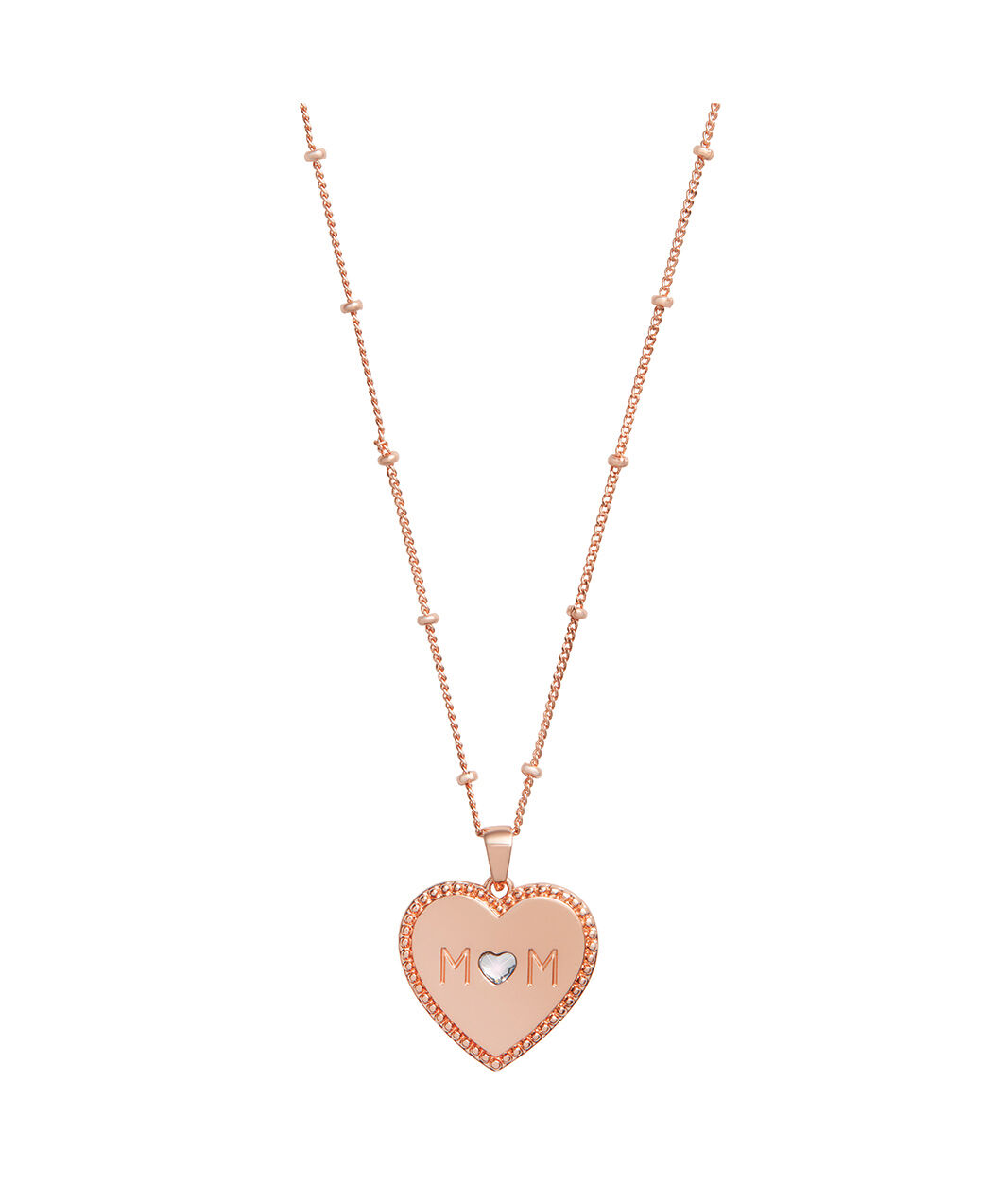 Olivia Burton Coin & Bow Necklace Rose Gold & Silver - Jewellery from  Bradbury's The Jewellers UK