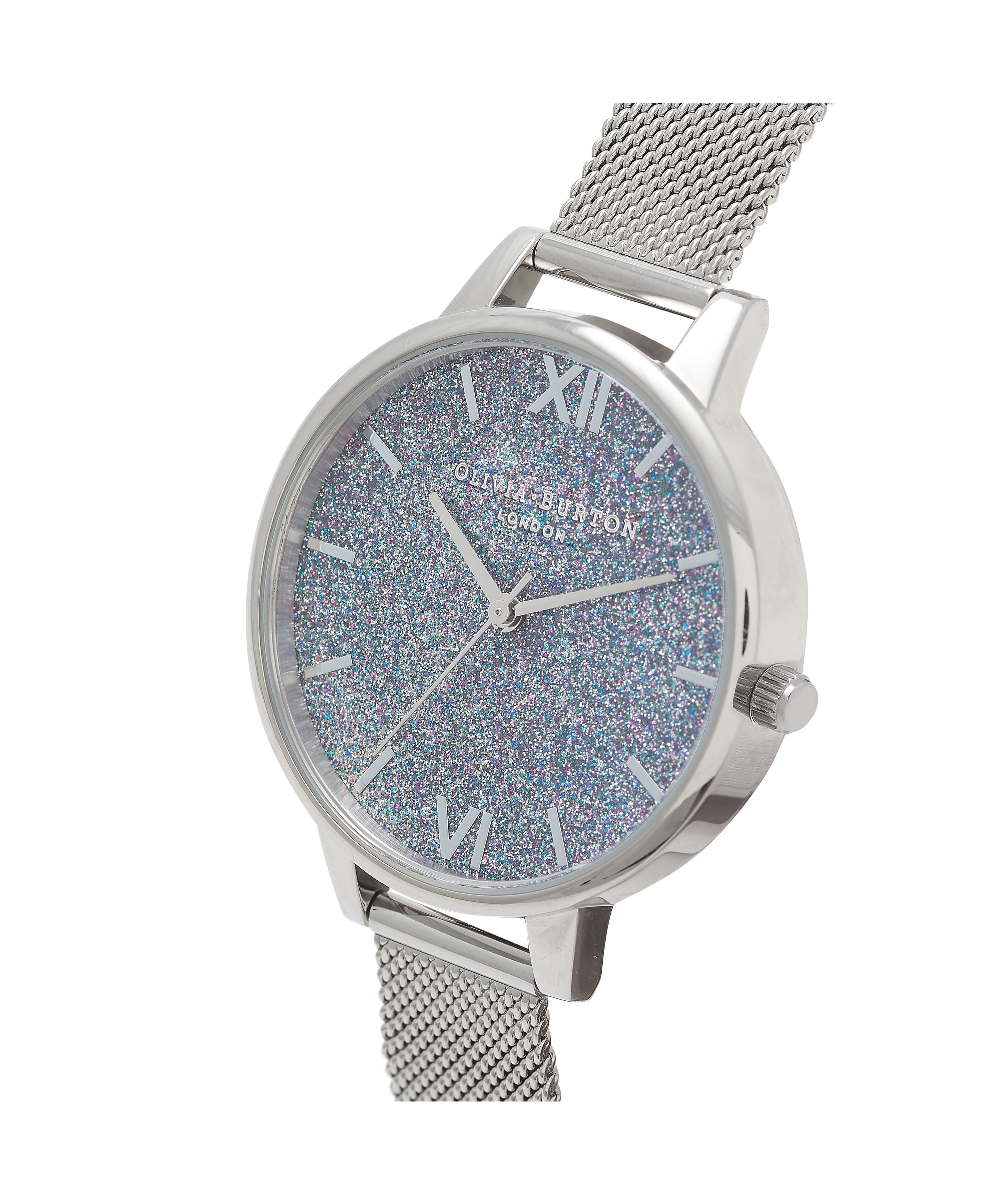 Silver bling watches clearance