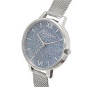Silver Glitter Demi Women's Watch, 34mm