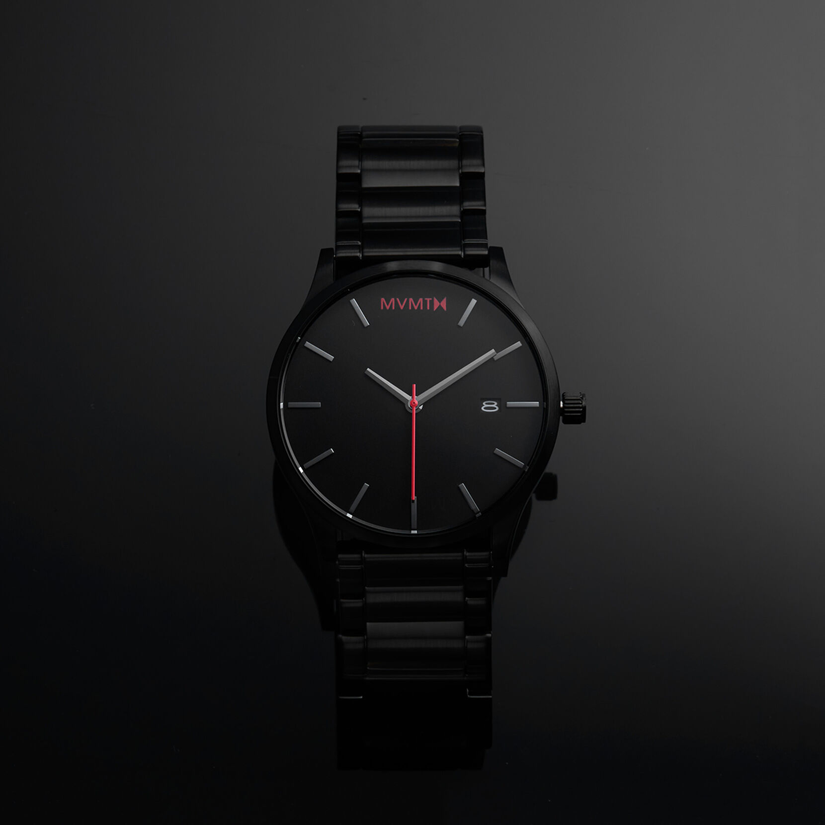 Black Link Men's Watch, 45mm