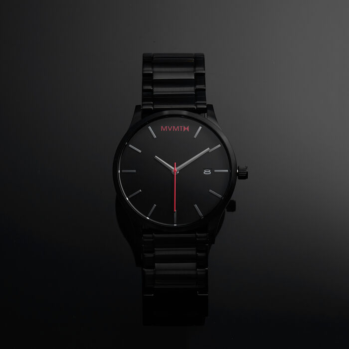 Black Link Men's Watch, 45mm