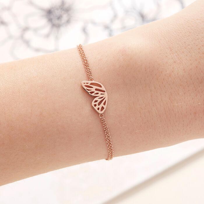 Olivia Burton Butterfly Wing Women's Chain Bracelet