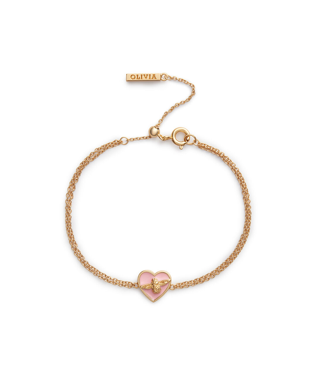 Olivia burton double ring chain bracelet shop