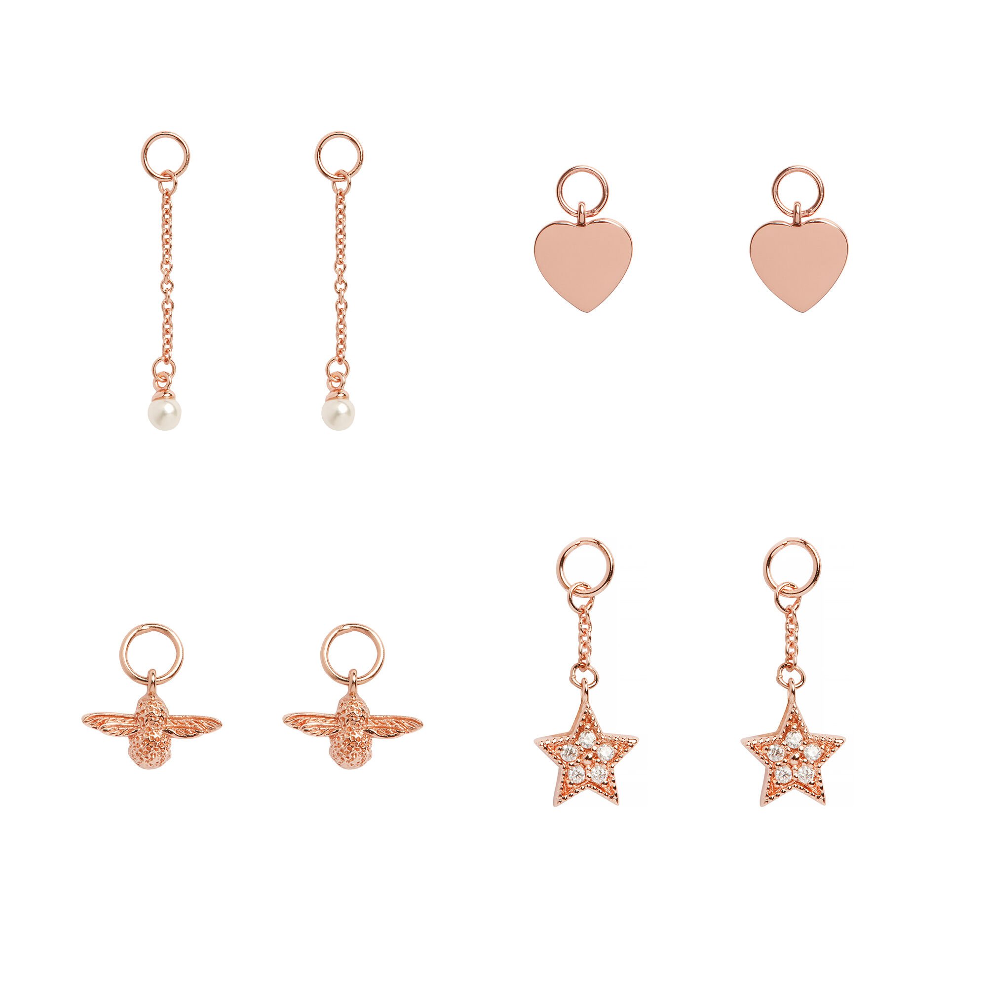 Olivia burton heart shop huggies
