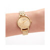 Bejewelled Lace Gold Watch
