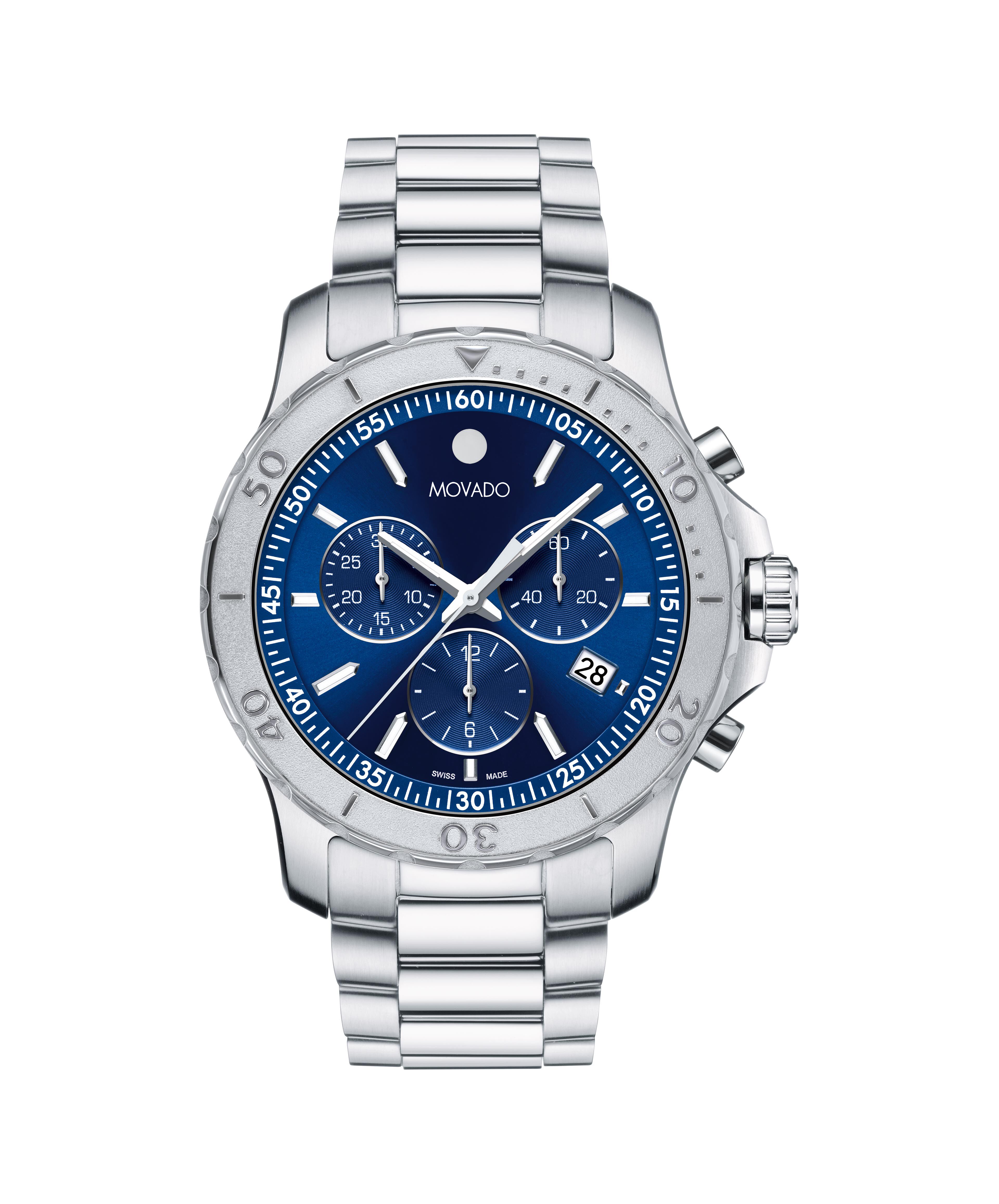 Blue face movado watches sale top