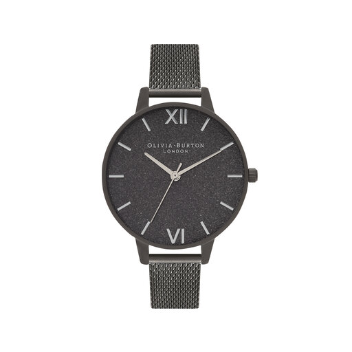 34mm Gunmetal Mesh Watch