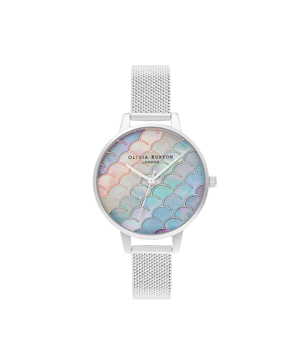 Olivia burton ladies silver watches outlet