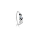 Under The Sea Shell Bubble Ring Silver S