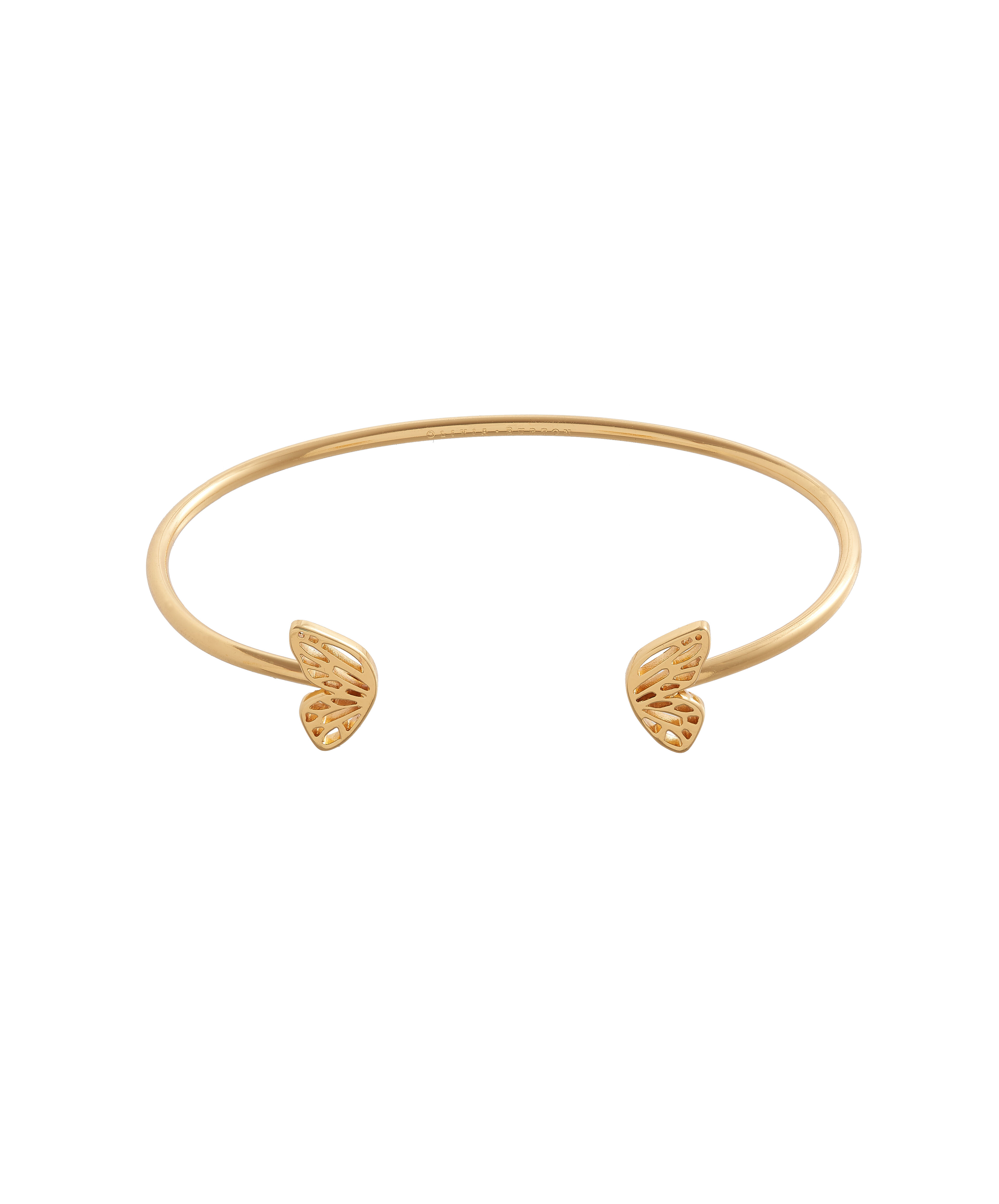 Olivia Burton Movado Company Store Butterfly Wing Bangle Gold