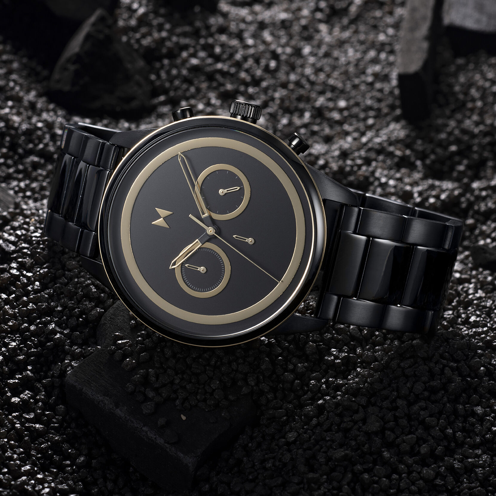 Venom Black Men's Watch, 43mm