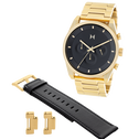 Men's Watch and Interchangeable Strap Gift Set, 44mm