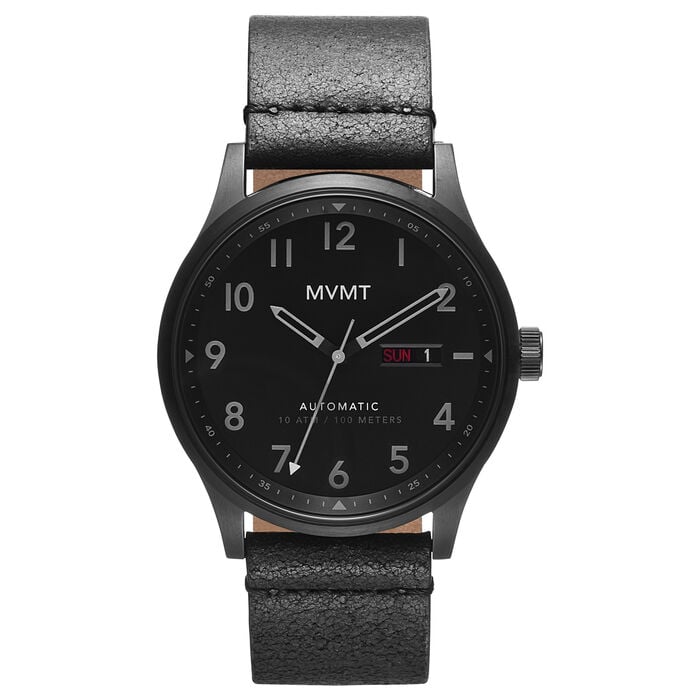 Triple Black Automatic Men's Watch, 43mm