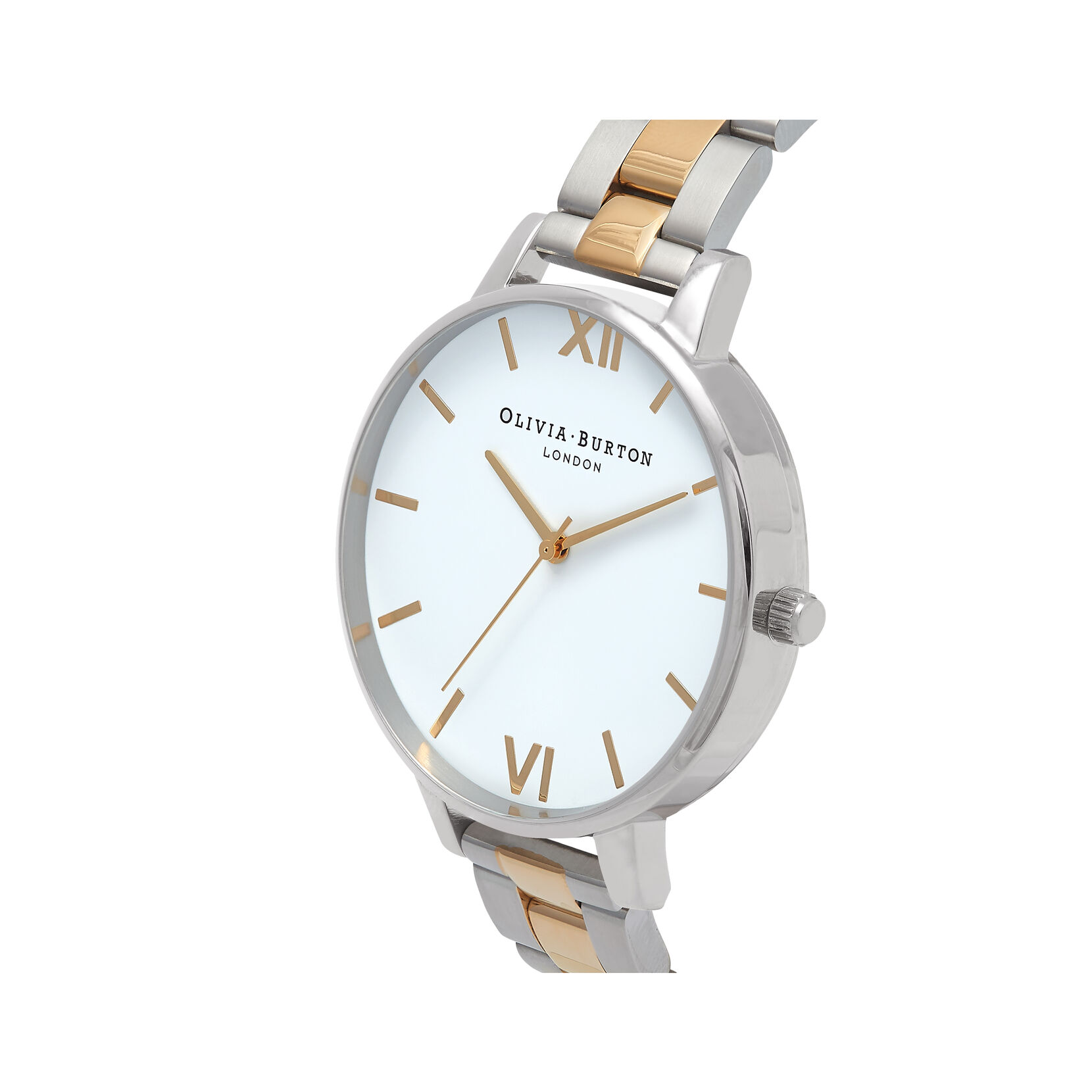 Silver & Gold Women's Watch, 38mm