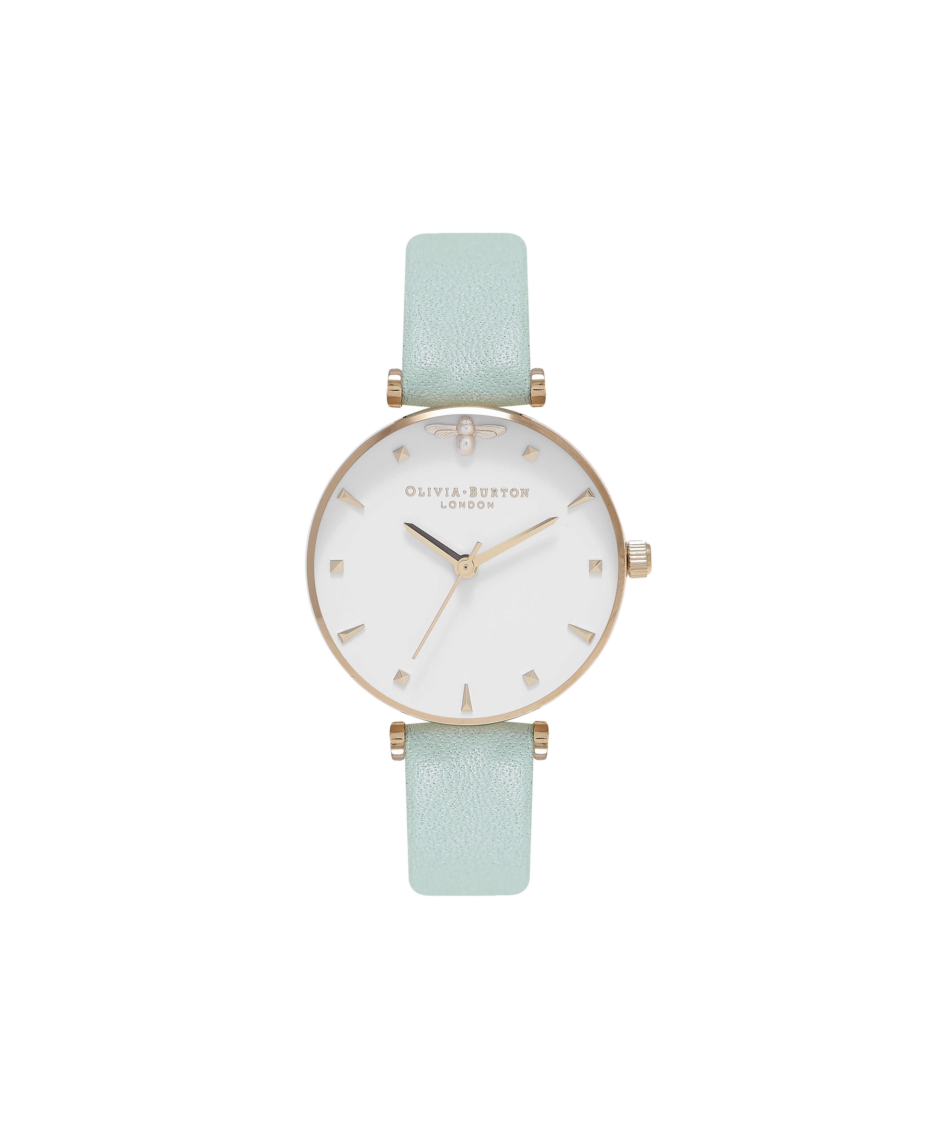 Ladies Mint Green Rose Gold Watch Olivia Burton London