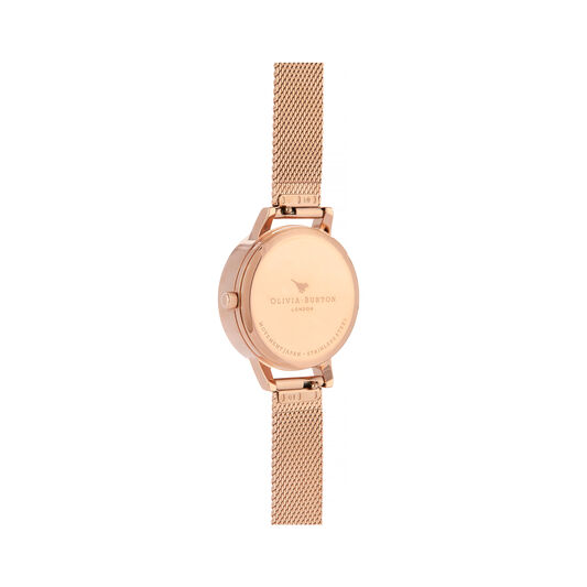 Olivia Burton Movado Company Store 3d Butterfly Gold Mesh Watch
