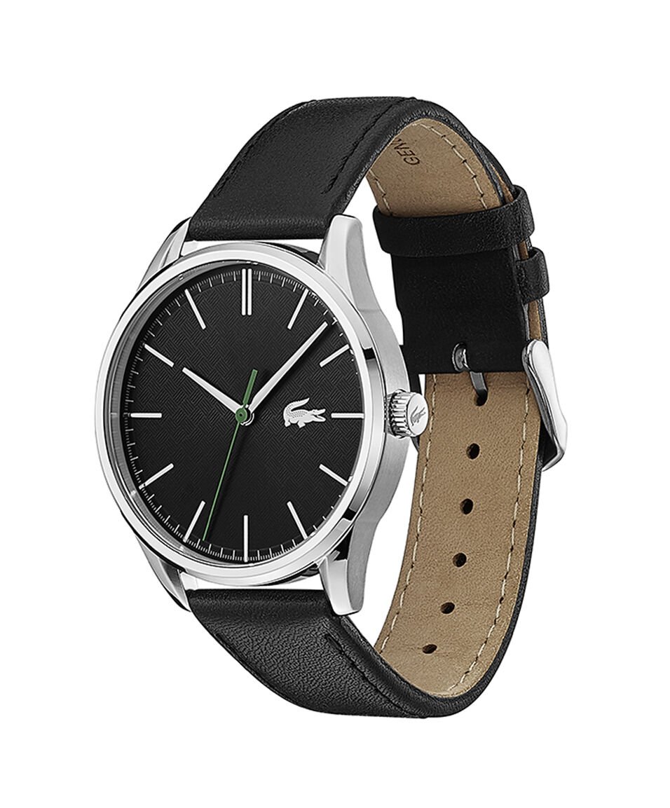 Lacoste Movado Company Store Lacoste Vienna Stainless Steel Watch with Black Dial