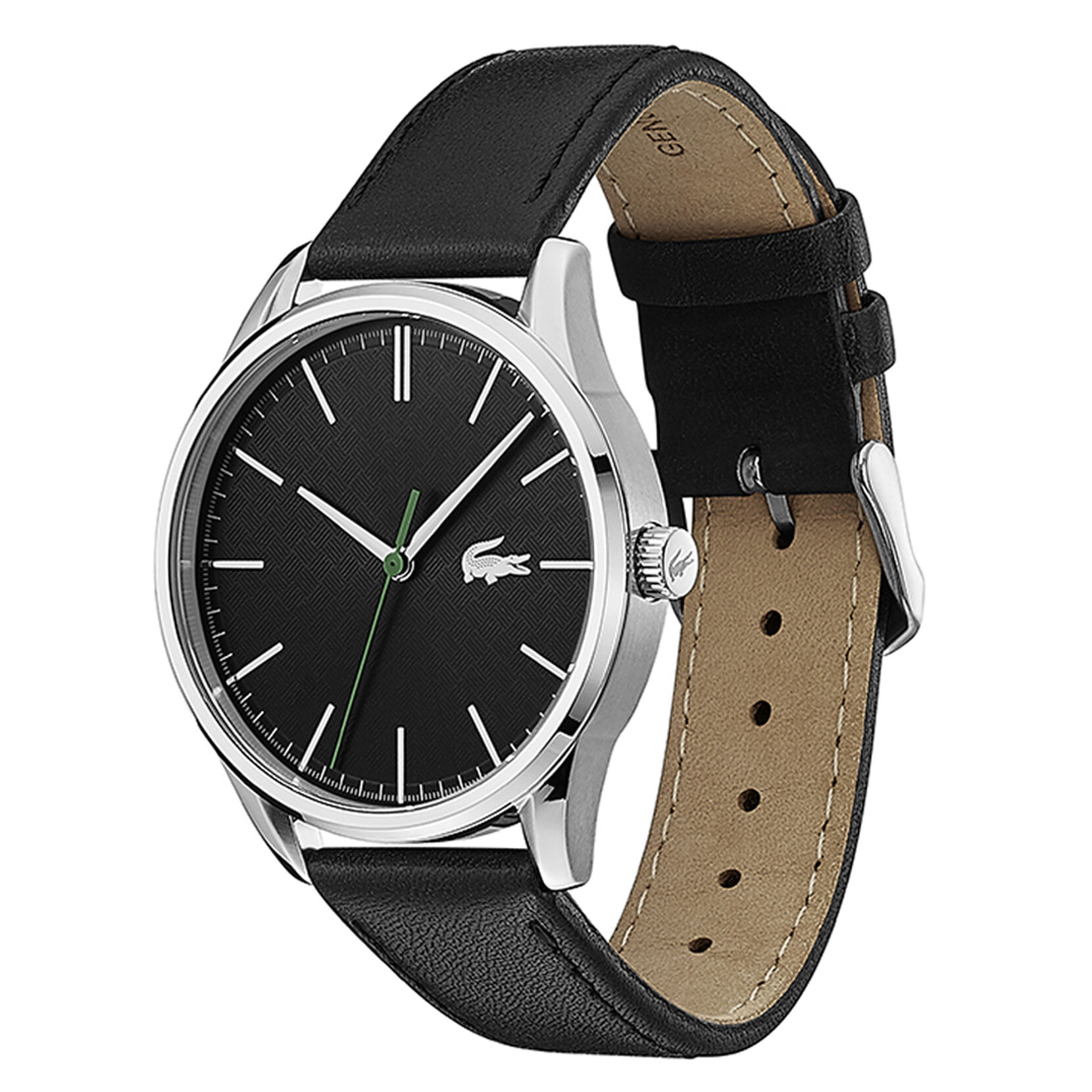 Lacoste | Movado Company Store | Lacoste Vienna Stainless Steel Watch with  Black Dial