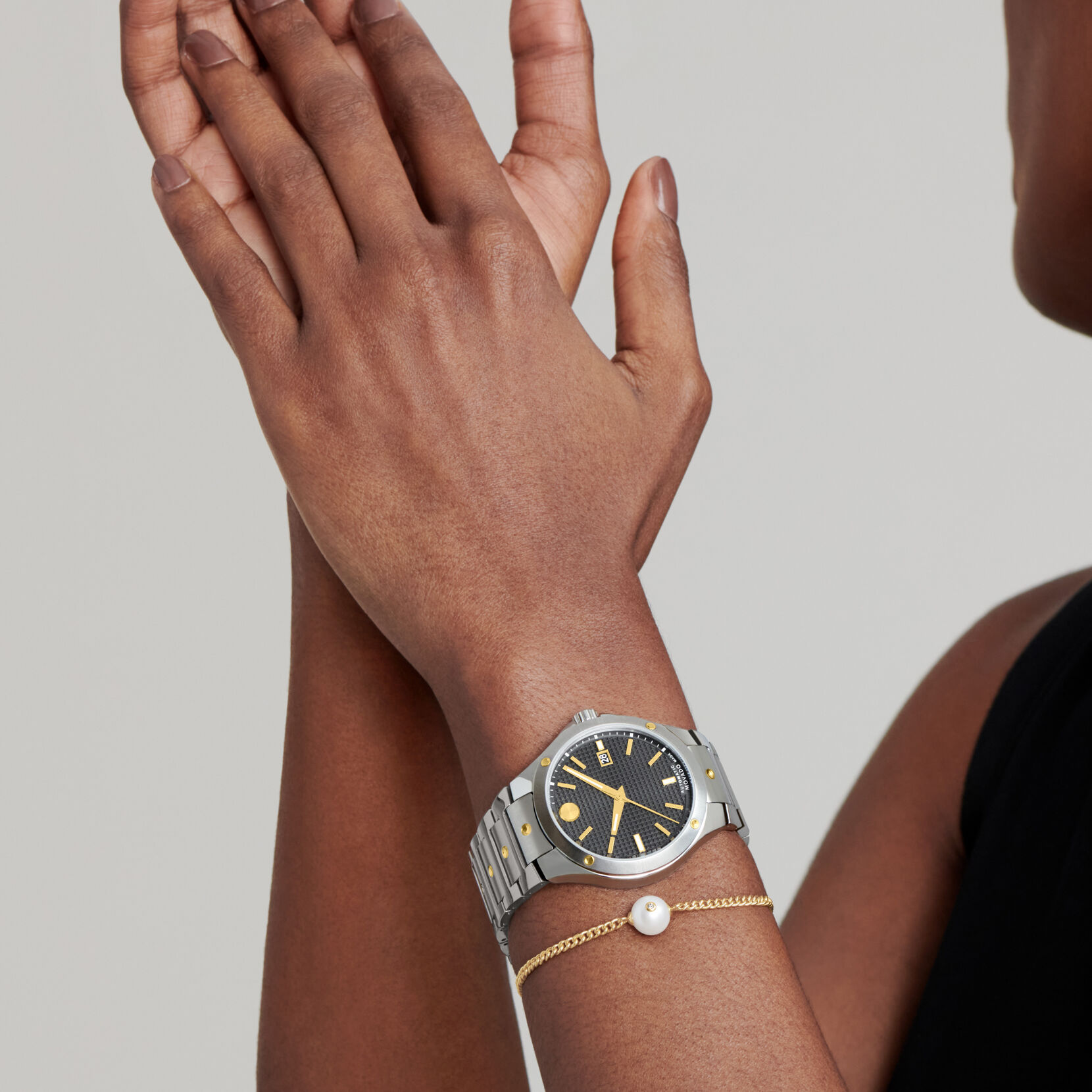 Movado Signature Pearl Chain Bracelet