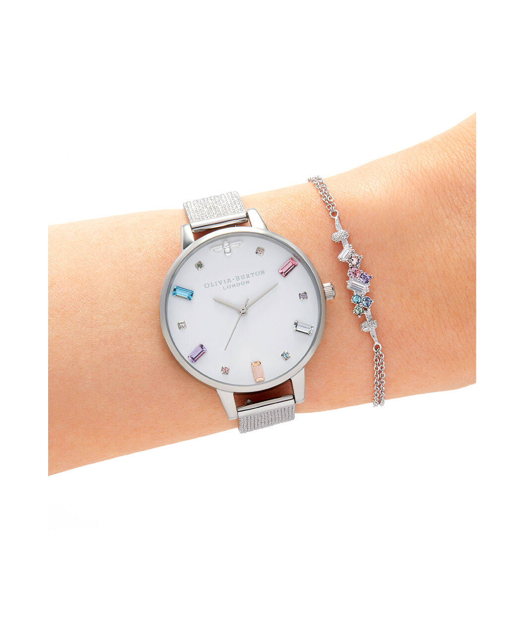 Olivia Burton Rainbow Bee Bracelet 2024 www.alhudapk