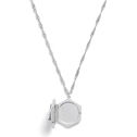 Lucky Bee Silver Locket Necklace