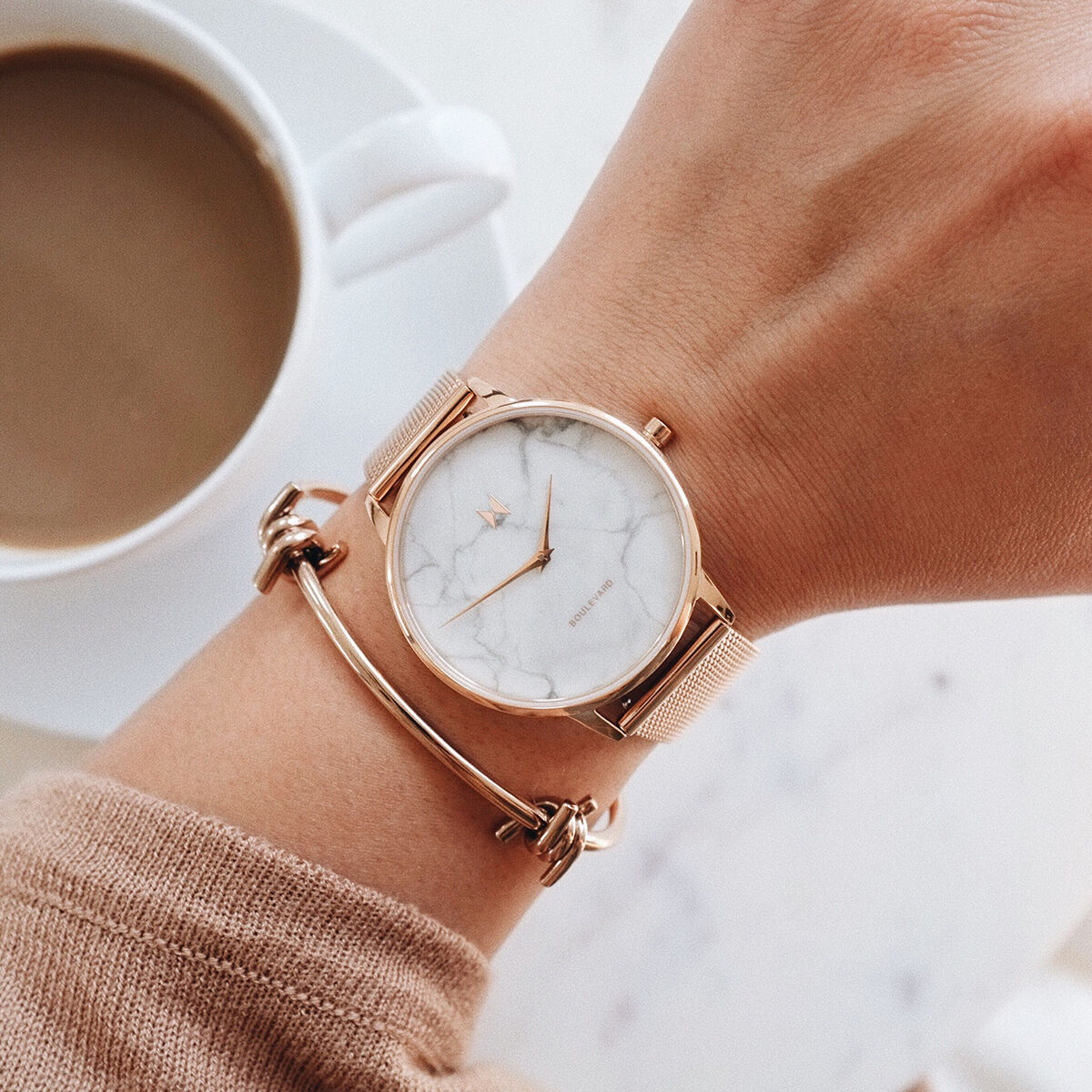 Malibu Rose Marble Women s Watch Edition MVMT