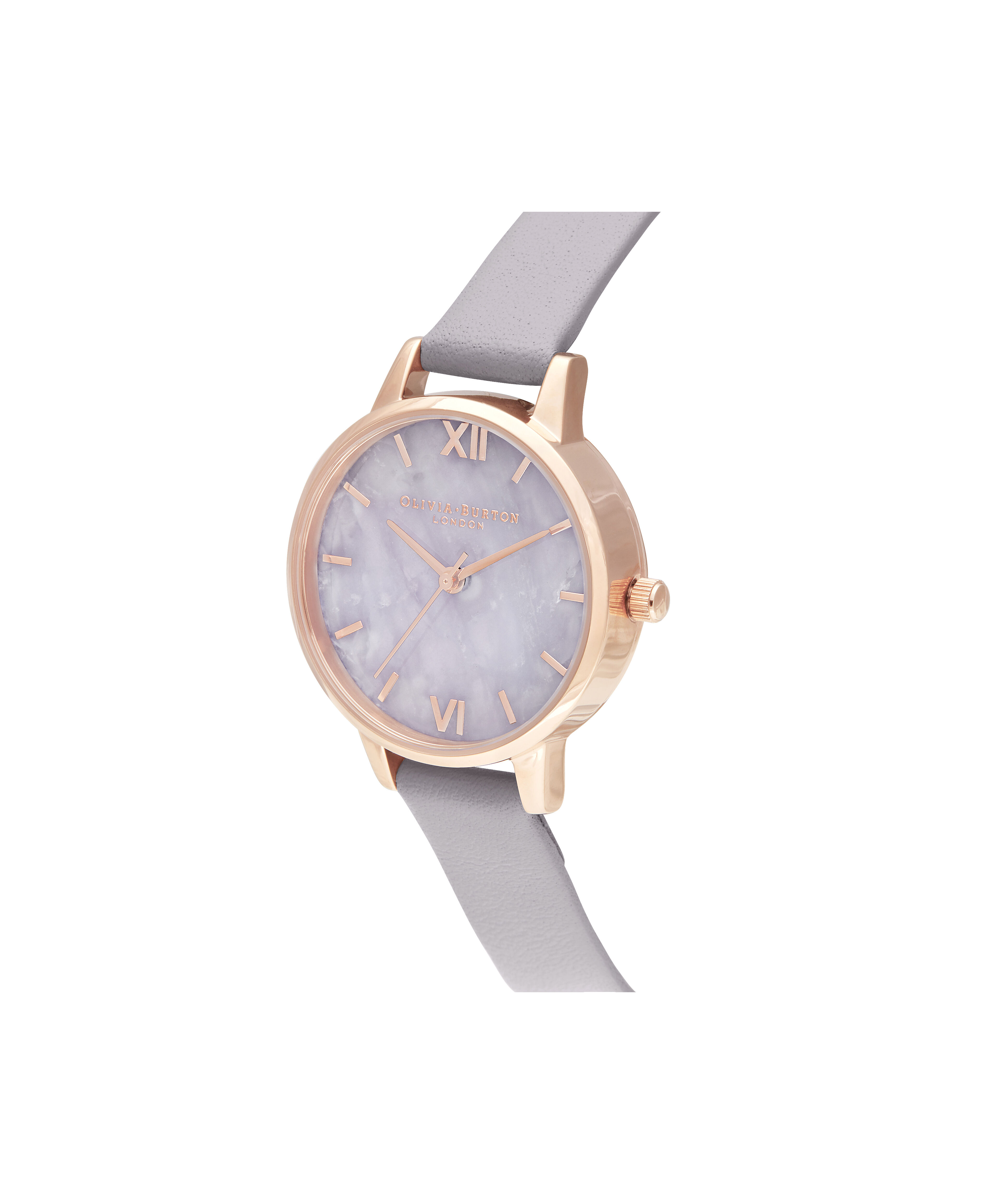 Olivia Burton Movado Company Store Midi Amethyst Lilac Rose Gold