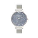 Silver Glitter Demi Women's Watch, 34mm