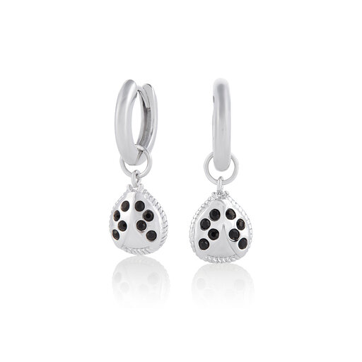 Ladybird Women's Huggie Hoops