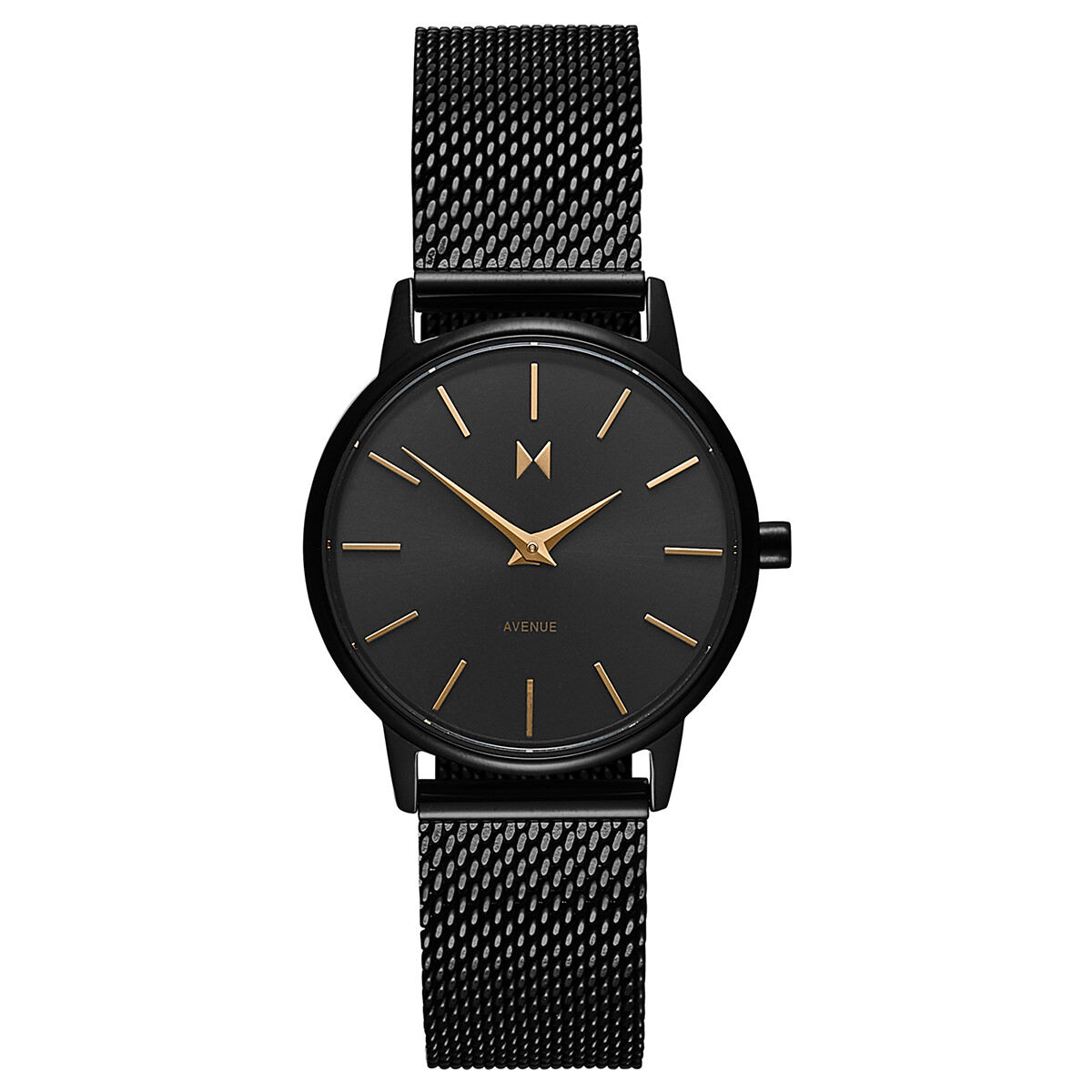 Black mesh women's watch on sale
