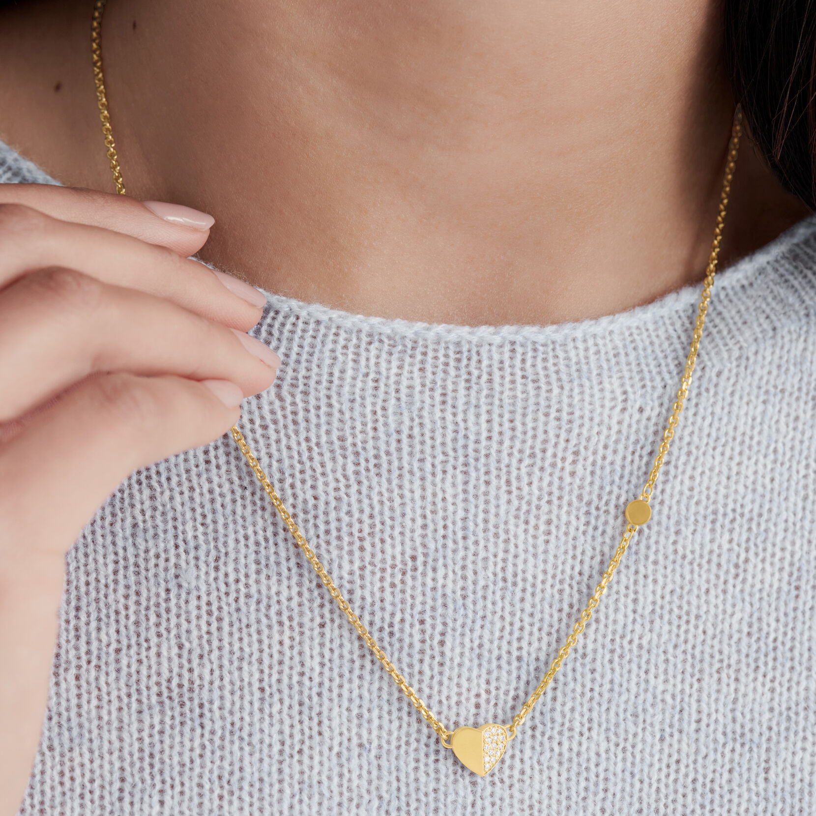 Movado Petite Heart Necklace