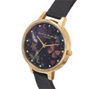 Gold & Black Women's Watch, 34mm