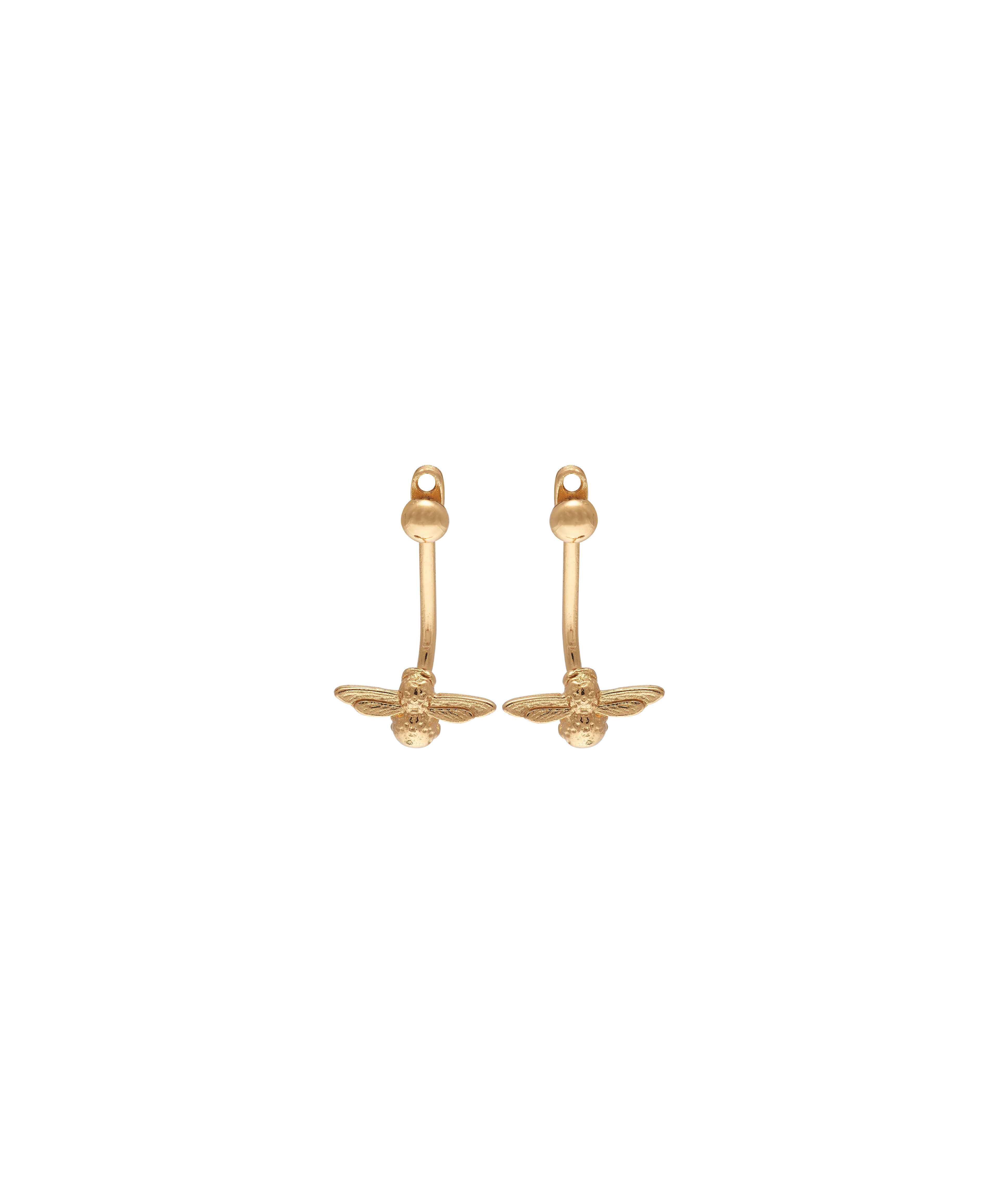 Olivia Burton Movado Company Store Ladies 3D Bee Jacket Earrings Gold