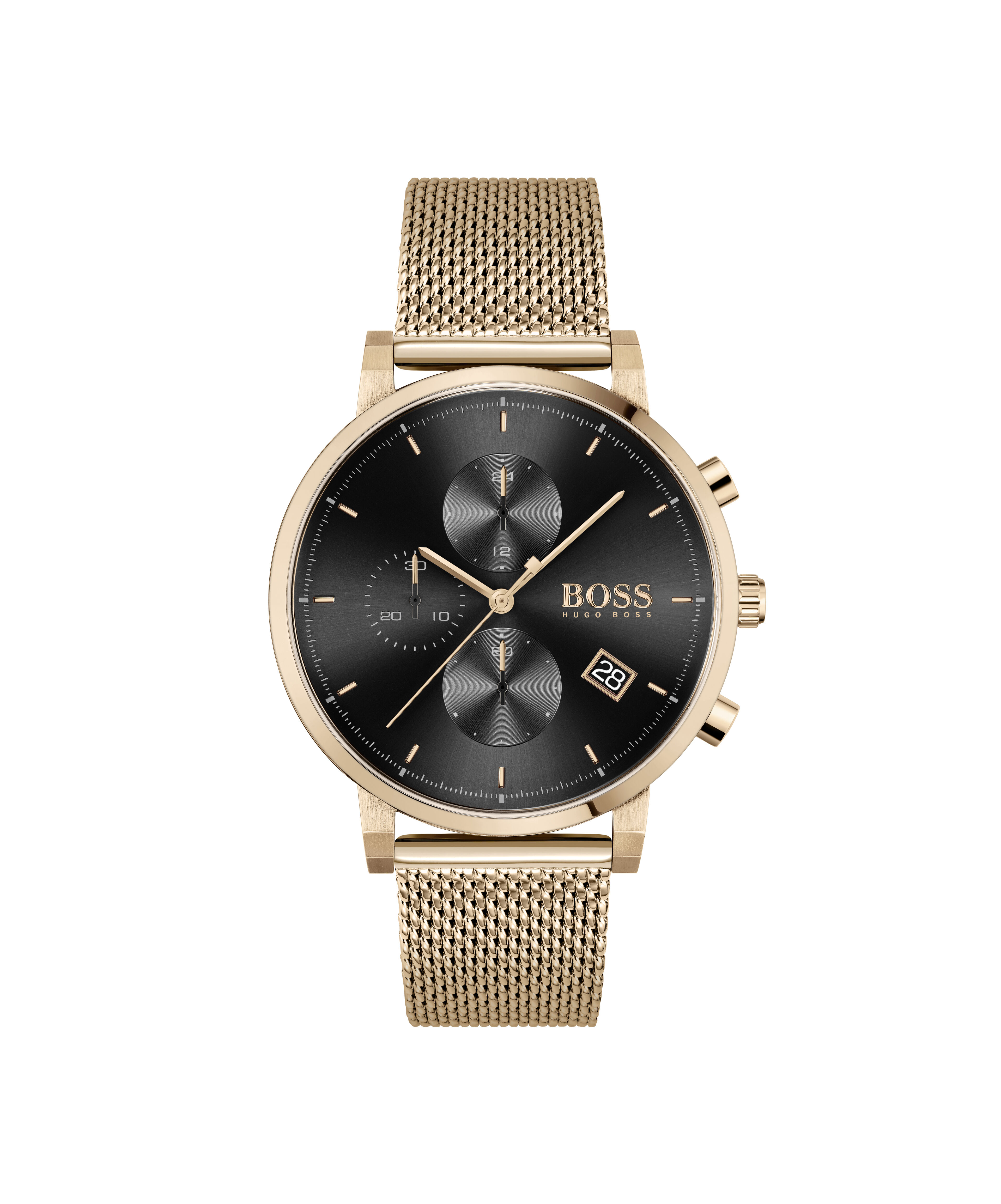 Montre hugo cheap boss en or