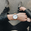 White Tan Men's Watch, 45mm