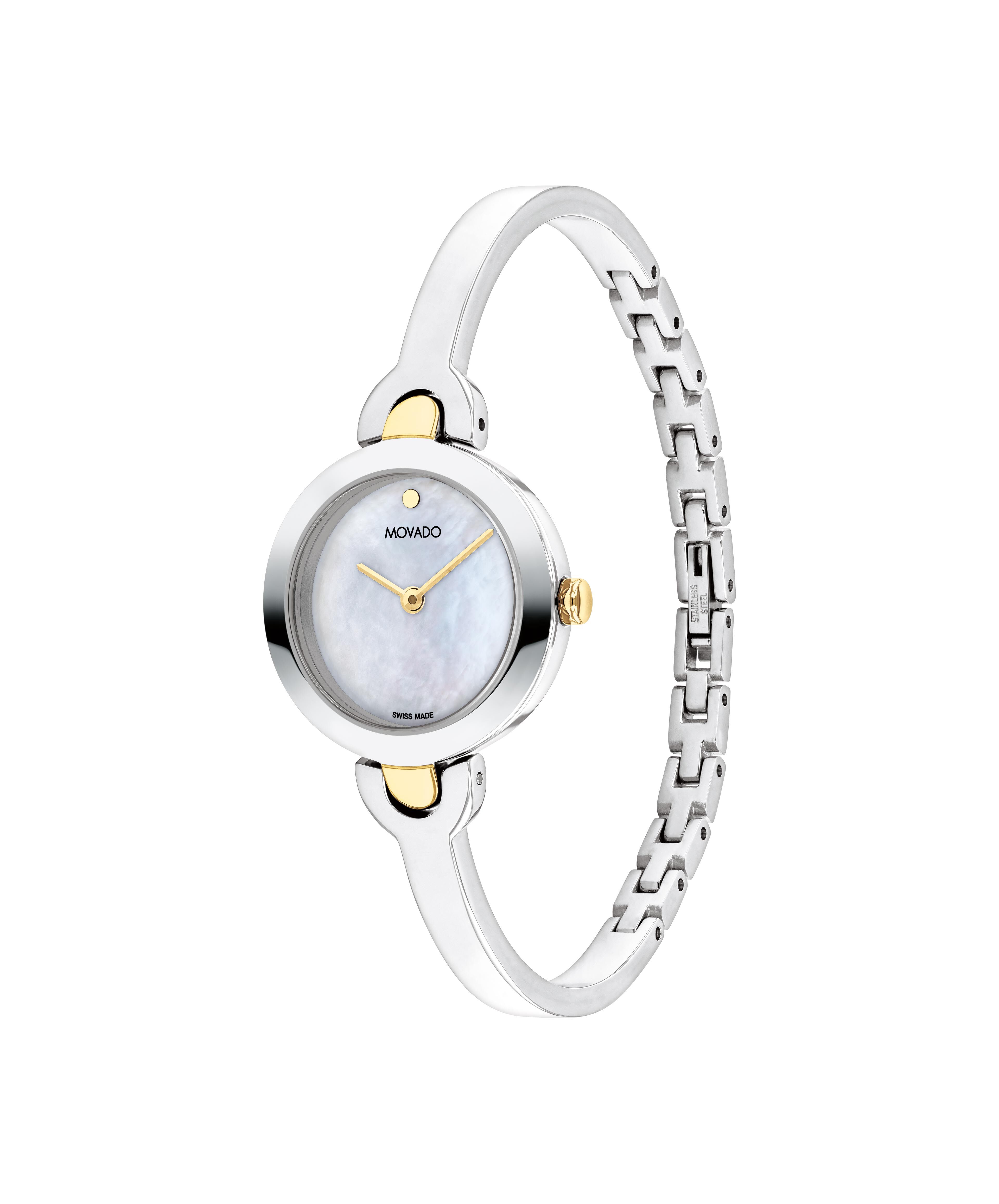 Movado bangle bracelet watch clearance