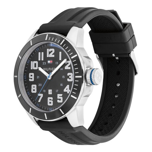 TOMMY HILFIGER MEN'S WATCH, 48MM
