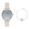 Wishing Waves Glitter Women's Watch & Classics Disc Gift Set, 30mm