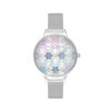 White & Silver Women's Watch, 34mm