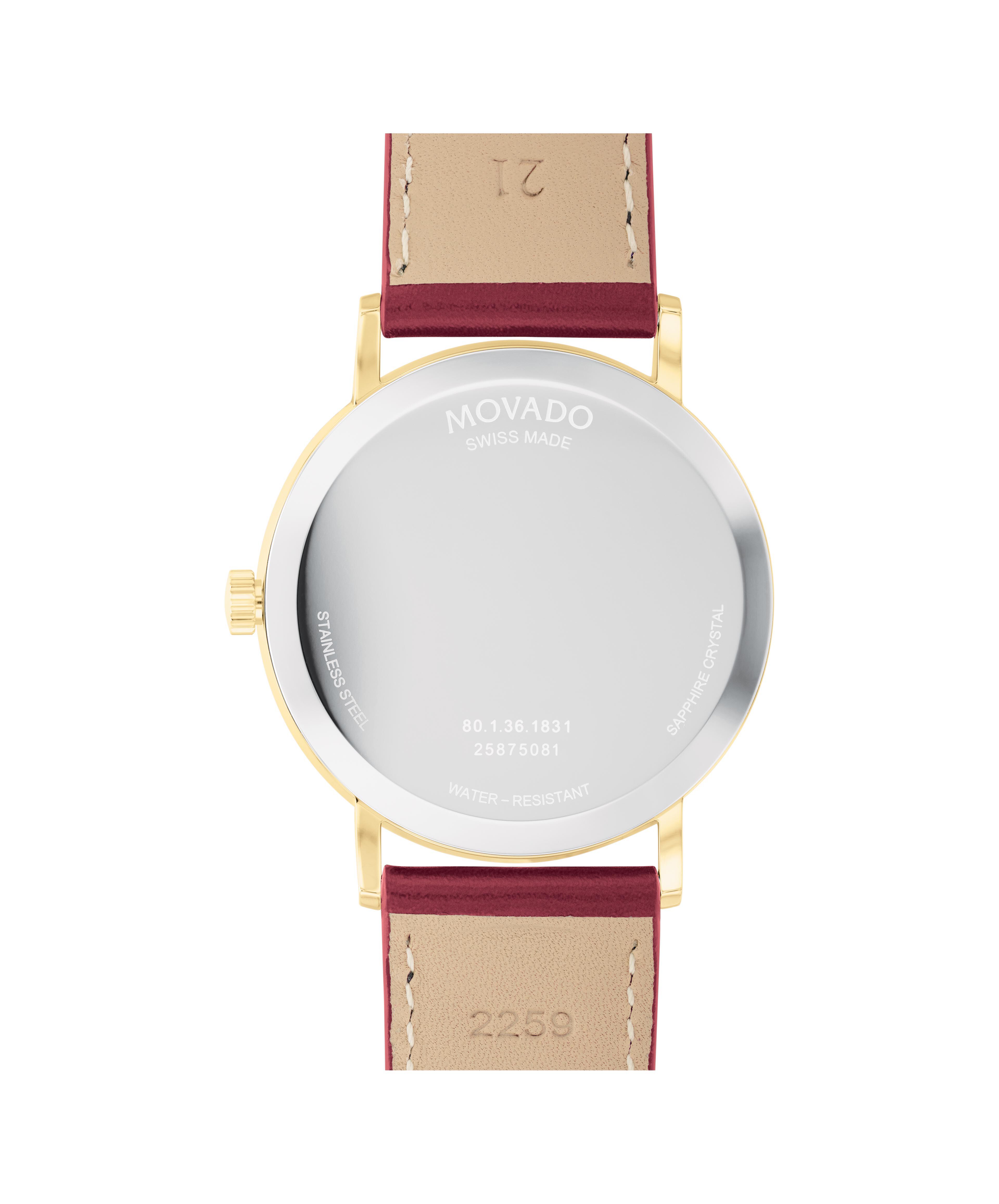 Movado engraving new arrivals