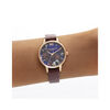 Lapis Lazuli and Burgundy Women's Watch, 30mm