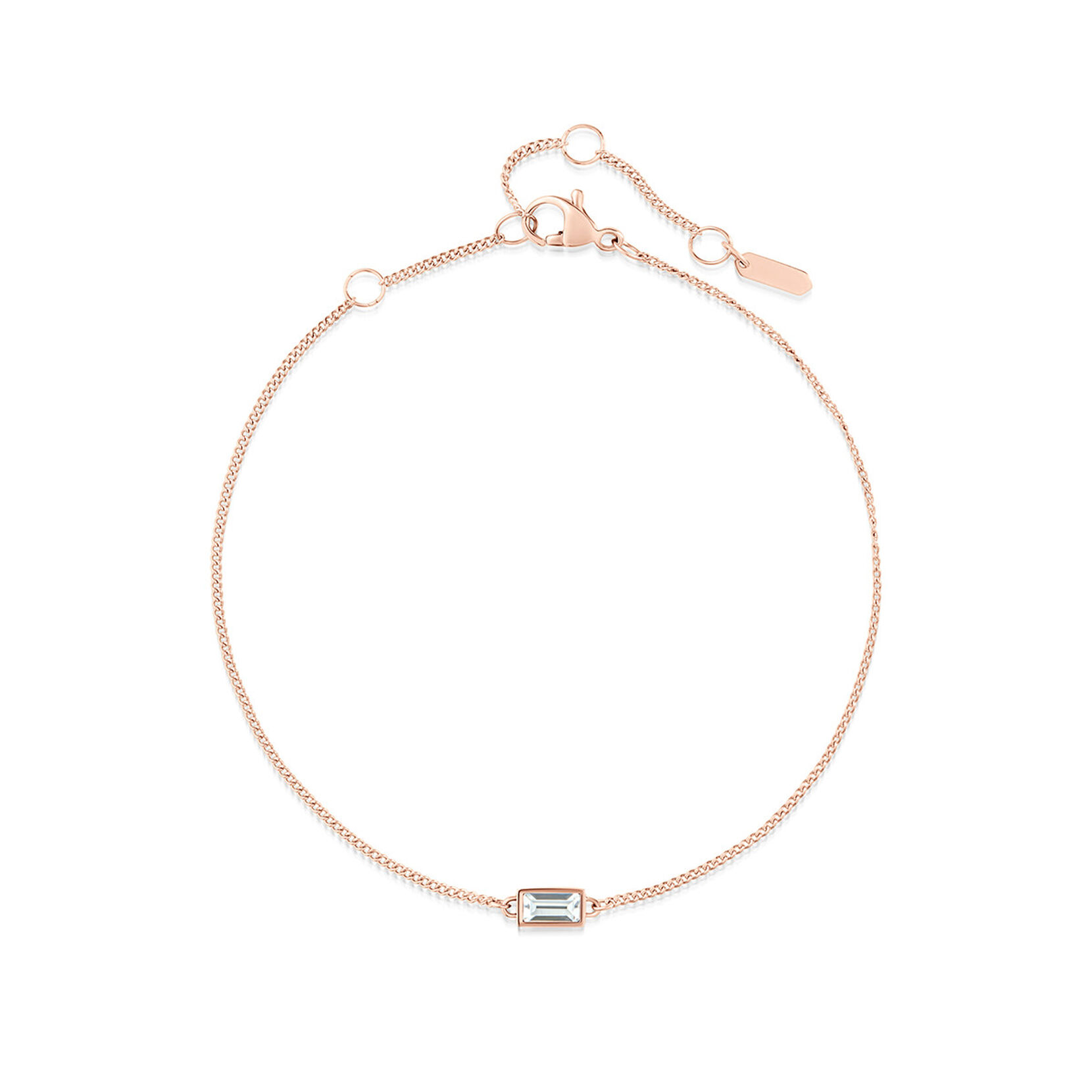 Rectangle Chain Women's Bracelet
