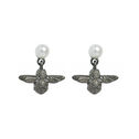 Olivia Burton Pearl Bee Twilight Earrings